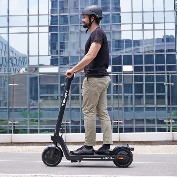 ANYHILL Electric Scooter for Adults, E Scooter with Detachable Battery, 24-28Miles & 19 MPH, 750W Motor Sport Scooter,10'' Pneumatic Tires Commuting Electric Scooter with Regenerative Braking System. - Image 8