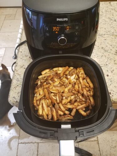 Philips Premium Airfryer XXL with Fat Removal Technology, 3lb/7qt, Black, HD9650/96 photo review