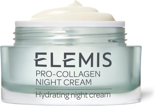 ELEMIS Pro-Collagen Night Cream | Ultra Rich Daily Face Moisturizer Firms, Smoothes and Replenishes the Skin with Antioxidants, 1.6 Fl Oz