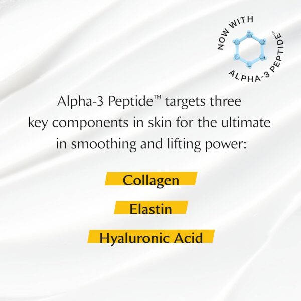 A + Content Results Banner StriVectin Generic Brand Image Description Now upgraded with our most advanced tightening technology and proprietary Alpha-3 Peptide™. Our NEW NECK cream is formulated to visibly tighten, lift, and firm while smoothing horizontal neck lines. Relieves dull, crepey, sagging skin and lines on your neck. Helps to improve neck and sleep lines.  Features & details Tighten & Lift sagging skin for Neck and Décolleté Firm and Smooth Crepey Skin Target Horizontal Neck Lines Help relieve Neck Sleep Lines Corrects the look of Uneven Skin - Image 4