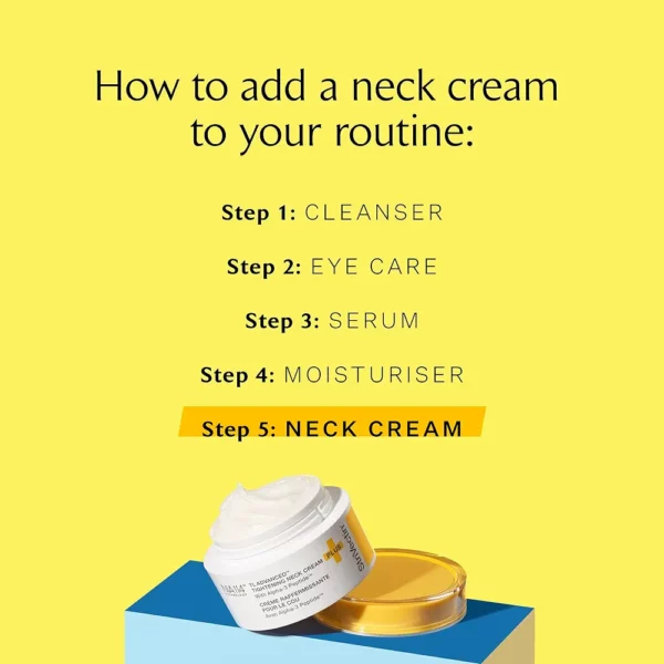 A + Content Results Banner StriVectin Generic Brand Image Description Now upgraded with our most advanced tightening technology and proprietary Alpha-3 Peptide™. Our NEW NECK cream is formulated to visibly tighten, lift, and firm while smoothing horizontal neck lines. Relieves dull, crepey, sagging skin and lines on your neck. Helps to improve neck and sleep lines.  Features & details Tighten & Lift sagging skin for Neck and Décolleté Firm and Smooth Crepey Skin Target Horizontal Neck Lines Help relieve Neck Sleep Lines Corrects the look of Uneven Skin - Image 2