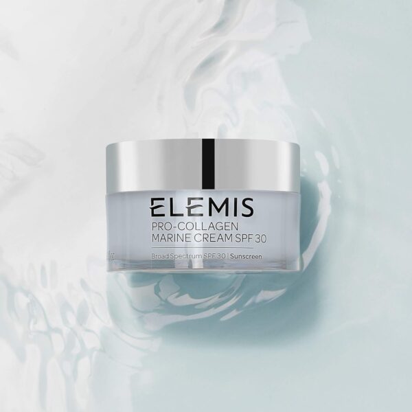 ELEMIS Pro-Collagen Marine Cream SPF 30, Lightweight Anti-Wrinkle Daily Face Moisturizer Firms, Smoothes, Hydrates, & Delivers Sun Protection - Image 5