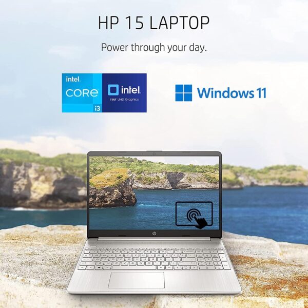 HP 15.6" Micro-Edge HD Laptop, Intel Core i3-  1115G4 up to 4.1GHz (Beat i5-1035G4), 16GB  RAM, ITB PCIe SSD, Wi-Fi 6, Lightweight,  Bluetooth, Webcam, Fast Charge, 11 Hours  Battery Life, HDMI, Win11 - Image 5