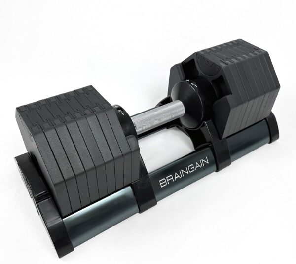 BRAINGAIN 16-in-1 32kg Octagon Adjustable Dumbbells PAIR Weight Set Affordable Dumbbells Adjustable Weights Space Saver Dumbbells for Home 2x 32KG (64kg total) - Image 7