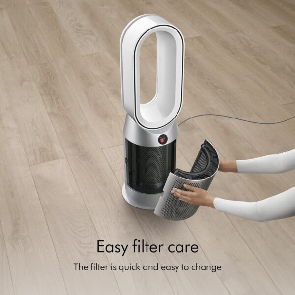 Dyson Purifier Hot+Cool™ HP07 Air Purifier, Heater, and Fan - White/Silver, Large - Image 3