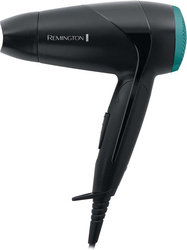 Hair Dryer [Ultra Compact, Lightweight & Powerful] On The Go (2000W, 2 Temperatures Per Speed, Universal Voltage, Hub, Diffuser) Travel Hair Dryer D1500